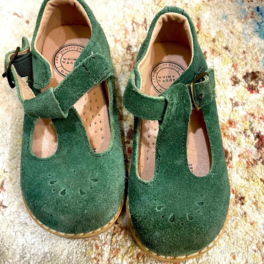 Green Baby Walker Shoes